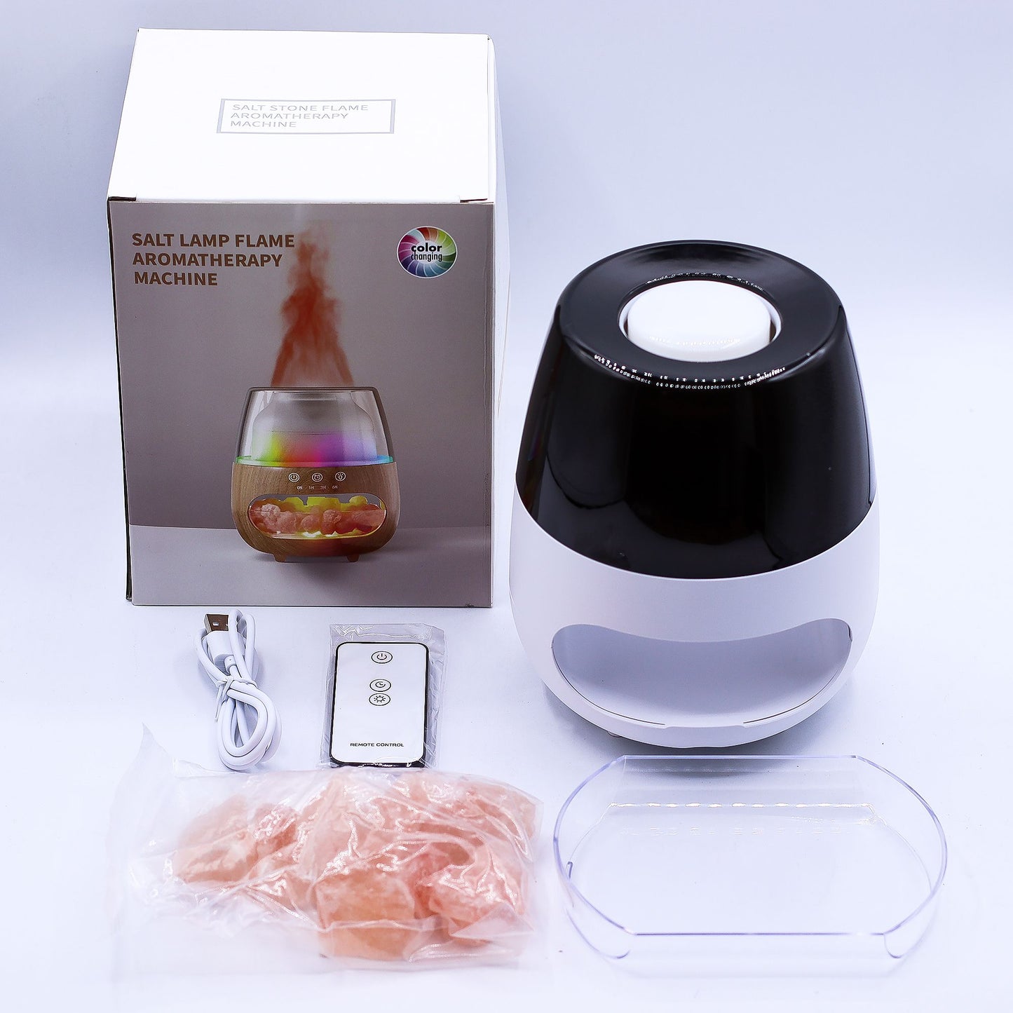 Zoutsteen Vlameffect Aroma Diffuser