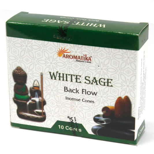 Aromatica Backflow Wierookkegels - Witte Salie