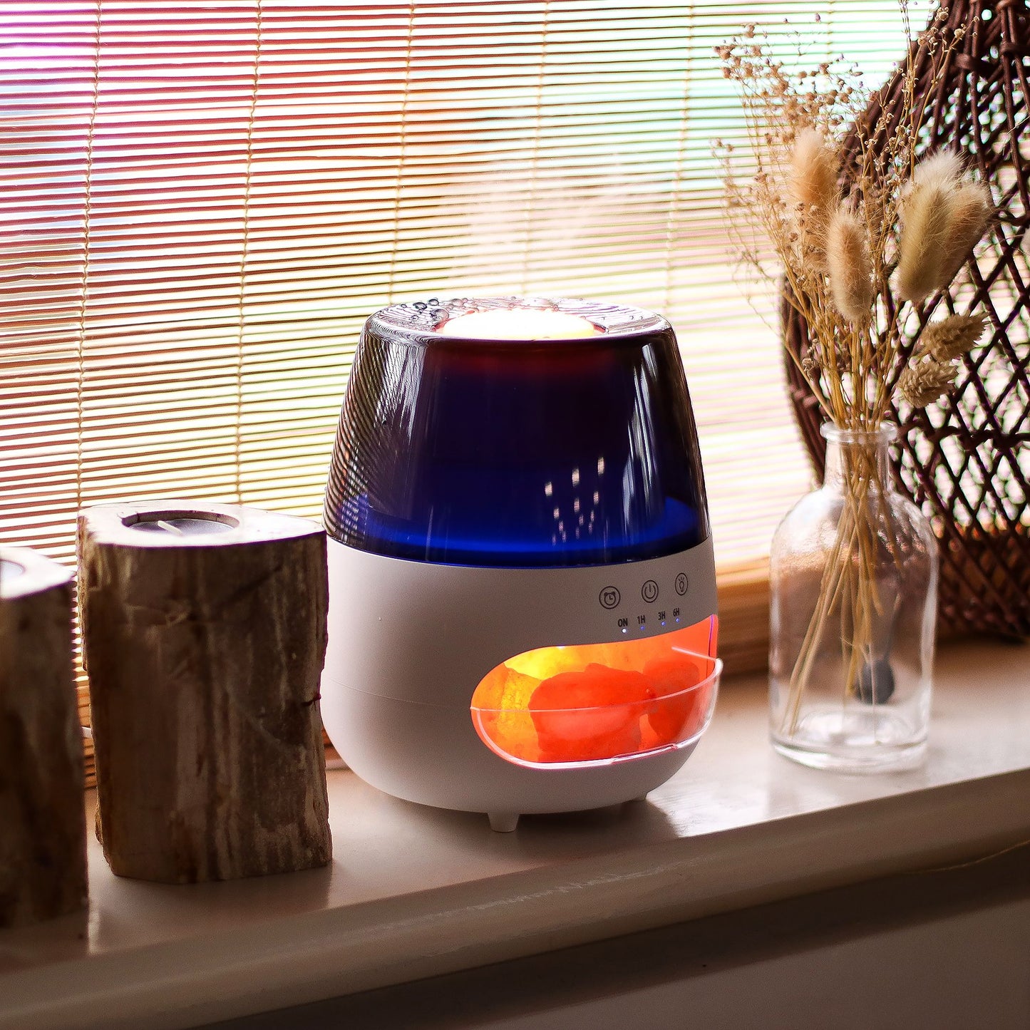 Zoutsteen Vlameffect Aroma Diffuser
